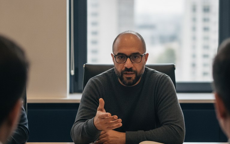Reunião de direção com os sócios da Aion